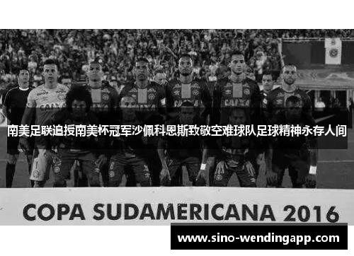 南美足联追授南美杯冠军沙佩科恩斯致敬空难球队足球精神永存人间
